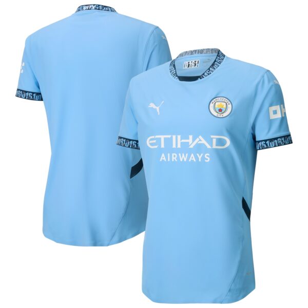 Manchester City Home Authentic Shirt 2024-25