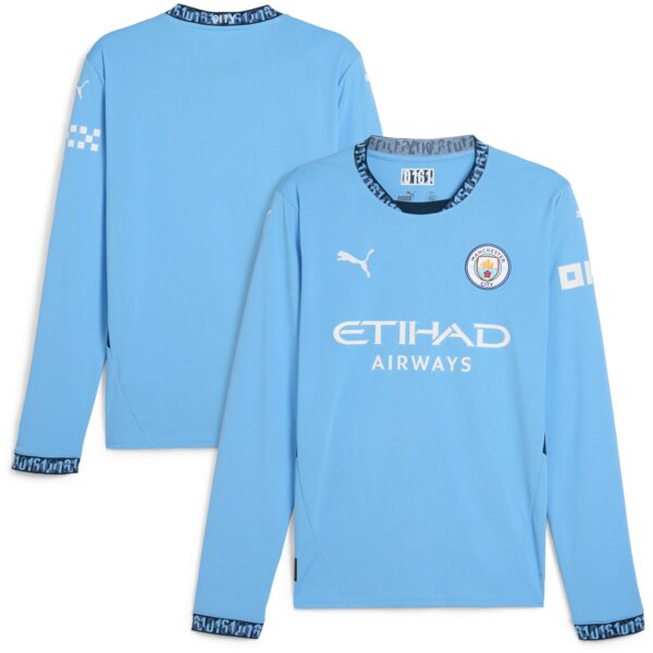 Manchester City Home Shirt 2024-25 - Long Sleeve